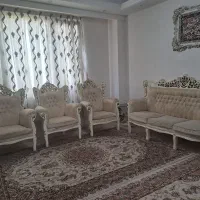 مبل استیل ۹نفره با میز و عسلی