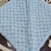 پتو دست بافت نوزادی|اسباب و اثاث بچه|خرم‌آباد, |دیوار