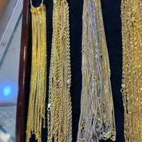 زنجیرهای میرو،طنابی،دیسکو و غیره سبک و سنگین|جواهرات|کاشان, بازار کاشان|دیوار