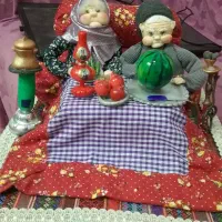 کرسی شب چله باقلیان و چراغ شاه عباسی|صنایع دستی و سایر لوازم تزئینی|تبریز, |دیوار