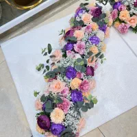 گل مصنوعی پنل گل یکمتری|گل مصنوعی|شیراز, وصال|دیوار