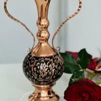 ظروف مسی/گلدان الماس تراش/ بدون تغییر رنگ/ اقساطی