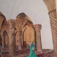 سفارشنقاشی مدادرنگی|تابلو، نقاشی، عکس|تهران, تجریش|دیوار