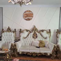 مبل استیل ۷نفره چوب راش