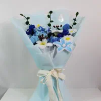 دسته‌گل مخملی ماندگار|گل مصنوعی|رشت, تازه آباد|دیوار