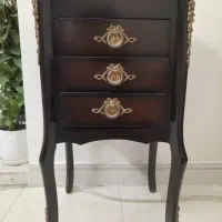 میز تلفن چوبی