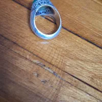 انگشتر قدیمی کار دست ،نگین عقیق سبز|جواهرات|سبزوار, توحیدشهر|دیوار