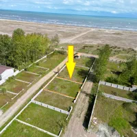 زمین ساحلی ویو بینظیر و رویایی آماده ساخت ویلات