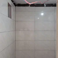 کارهای کاشیکاری نما کارهای چسبی موزاییک بنای نرمه