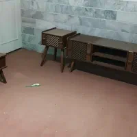 فروش میز تی وی و جلو مبلی چوبی  در حد