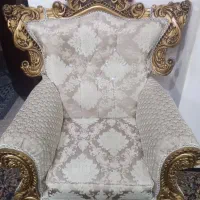 ست مبلمان ۷نفره سلطنتی ویک دست میز عسلی|مبلمان خانگی و میز عسلی|فومن, |دیوار