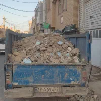 تهیه مصالح و نخاله اتاق بزرگ