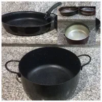 نوسازی چدن تفلون روحی|ظروف پختوپز|قزوین, |دیوار