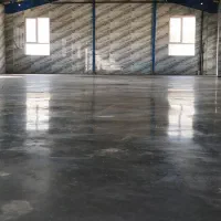 بتن ریزی کف با ماله پروانه کپوش صنعتی اپوکسی