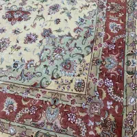 (فرش حق زاده)جفت فرش۶متری۴۰رج علیا گل ابریشم|فرش|تبریز, |دیوار