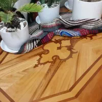 میز غذاخوری 6نفره منبت کاری