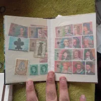 البوم تمبر و اسکناس قدیمی