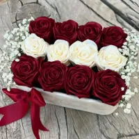 انواع دسته گل رز ربانی به سلیقه شما عزیزان