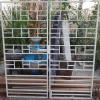 درب فلزی مشبک باغی