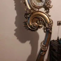 ساعت ایستاده طلایی مشکی