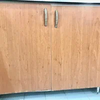 کابینت فلزی با درب ام دی اف و طرح چوب|مصالح و تجهیزات ساختمان|پردیس, فاز ۲|دیوار