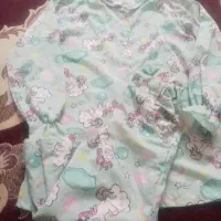 شلوار بچگانه  وبلوز گلبهی مخمل نو بلوز دوتیکه نو