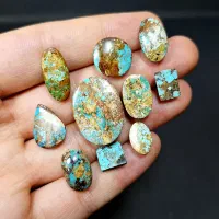 پک ۱۰ عددی نگین فیروزه اصل نیشابوری