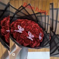 دسته گل روبانی /باکس گل