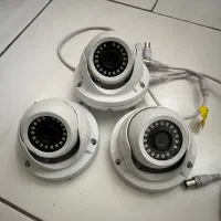 سه عدد دوربین مدار بسته دید در شب