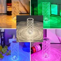 آباژور کریستال لامپ لمسی