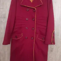 پالتو زنانه زرشکی ، روسری  و پیراهن مجلسی زرشکی