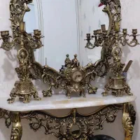 آینه شمعدان برنجی|آینه|سبزوار, هفت تیر|دیوار