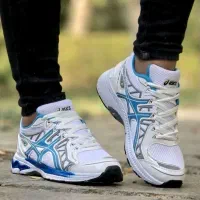 کتونی اسیکس کایانو سفید آبی مردانه ASICS اسپرت|کیف، کفش، کمربند|تهران, ائمه اطهار|دیوار