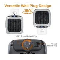 هیتر ریموت دار 800 وات مدل HANDY HEATER|بخاری، هیتر، شومینه|کرج, شهرک پردیسان|دیوار