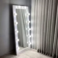 آینه قدی هالیوودی LED با 12 لامپ|آینه|کرمانشاه, |دیوار