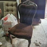 مبل ۹نفره دسته متکایی  با چوب گردو