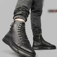 (کارمحرم زاده)کفش نیمبوت لاکچری جوانپسندمدل ولیعصر