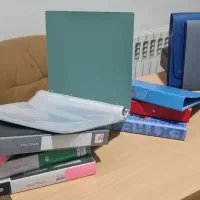 تعدادی زونکن کلربوک پوشه تخته شاسی کاور طلق