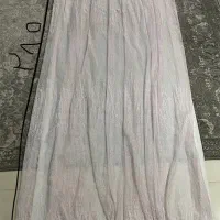 ۴عدد پرده اتاق بهمراه آستر رنگ طوسی و صورتی|پرده، رانر، رومیزی|تهران, شهر زیبا|دیوار