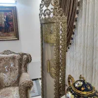 ساعت ایستاده طرح برنزی برنجی نیم گرد پرکار جدید|ساعت دیواری و تزئینی|تهران, نیروی هوایی (پیروزی)|دیوار