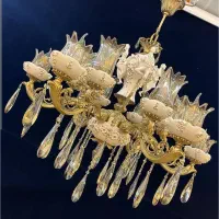 لوستر برنز  سرامیک  مدل روخ