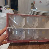 فنجان نعلبکی کریستال|ظروف سرو و پذیرایی|رشت, جانبازان|دیوار