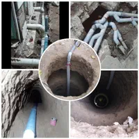 وصل اگونصب اگو لوله کشی فاضلاب تمام نقاط شهر مشهد