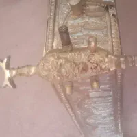 منقل برنجی قدیمی قلمزنی قدیمی|صنایع دستی و سایر لوازم تزئینی|تهران, علی‌آباد|دیوار