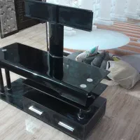 میز تلوزیون شیشه ای مشکی|میز تلویزیون|شاهینشهر, طالقانی|دیوار