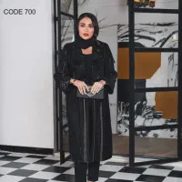 مانتو ژاکاردملیسا تودوزی مخمل|لباس|کنگاور, |دیوار