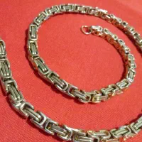 زنجیر گردنی استیل لاکچری مردانه و پلاک دست استیل|بدلیجات|اصفهان, احمدآباد|دیوار