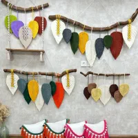 دیوارکوبهای مکرومه(تابلوهای زنده، روح دارو طبیعی)