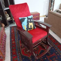 نیم ست مبل راحتی مخمل ترک + راکی چیر|مبلمان خانگی و میز عسلی|جم, |دیوار