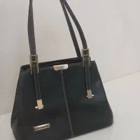 کیف مشکی طلایی